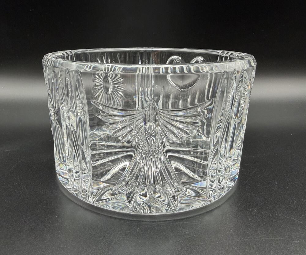 Waterford Crystal Millennium Collection Champagne Wine Bottle Coaster 5” VNTG